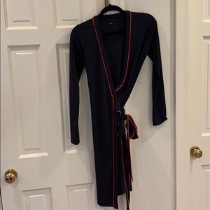 Ann Taylor Navy Wrap Dress Size 2 - Never Worn!